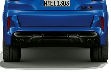 BMW X5 M - M sportovní výfukový systém. 