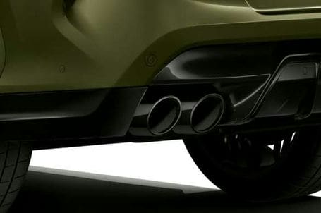 BMW X6 M Competition - Koncovky výfuku v provedení černý chrom. 