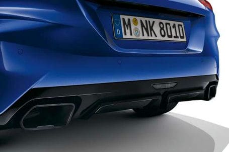BMW Z4 M40i - Koncovky výfuku s lichoběžníkovým tvarem. BMW Z4 M40i - Koncovky výfuku s lichoběžníkovým tvarem.