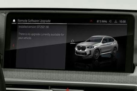 BMW X4 M - Remote Software Upgrade. 