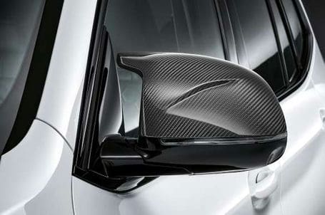 BMW X4 M modely Performance parts - M Performance karbonové kryty zpětných zrcátek. 