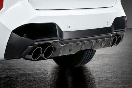 BMW X4 M modely Performance parts - M karbonový zadní difuzor. 