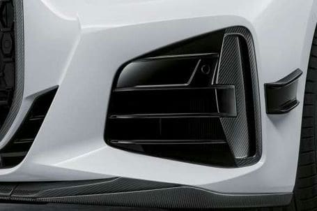 BMW řady 4 Coupé - M Performance leskle černé aerodynamické plošky, levé. 