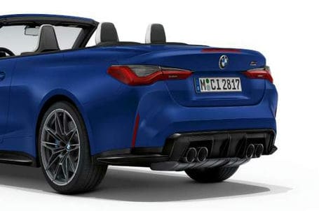BMW M4 Cabrio - Design zadní části. BMW M4 Cabrio - Design zadní části.