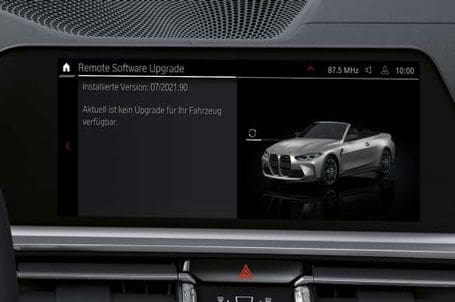 BMW M4 Cabrio - Remote Software Upgrade.