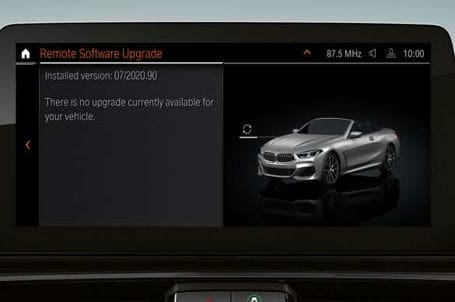 BMW řady 8 Cabrio - Remote Software Upgrade. BMW řady 8 Cabrio - Remote Software Upgrade.