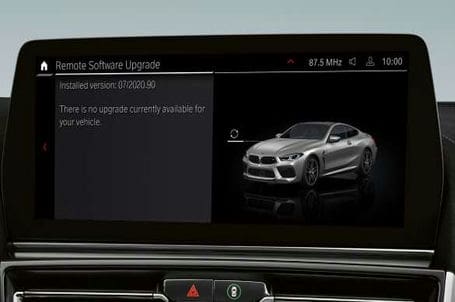 BMW M8 Gran Coupé - Remote Software Upgrade.