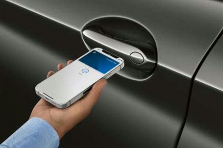 BMW iX3 - Digitální klíč. 