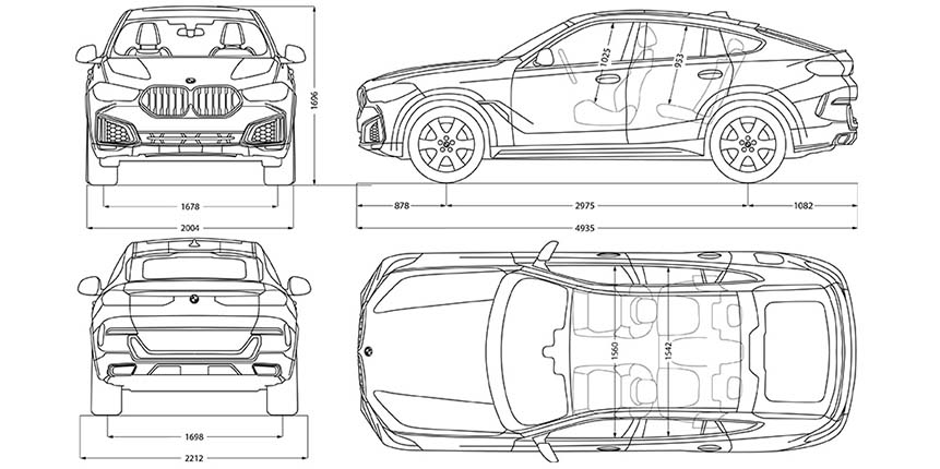 BMW X6 technické údaje