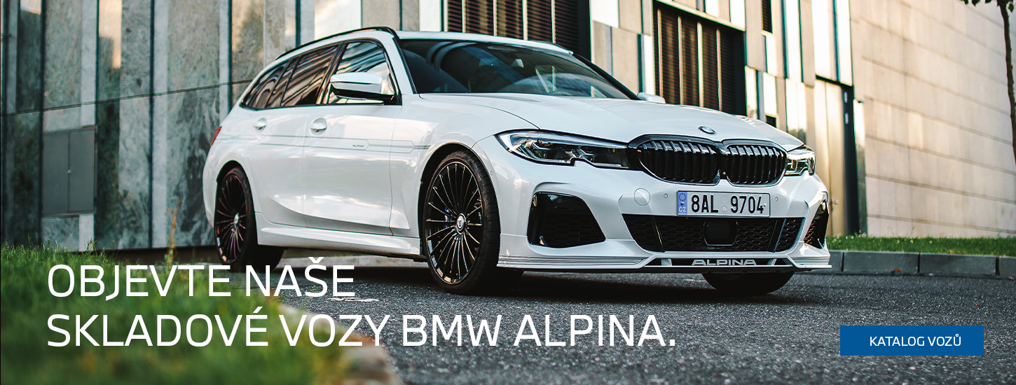 BMW ALPINA je dostupná pouze u BMW invelt Praha a Plzeň