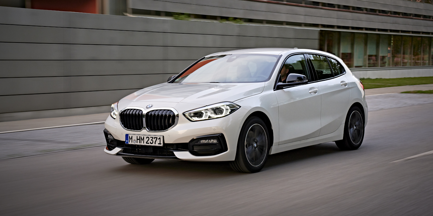 BMW ŘADY 1 z boku BMW ŘADY 1 z boku