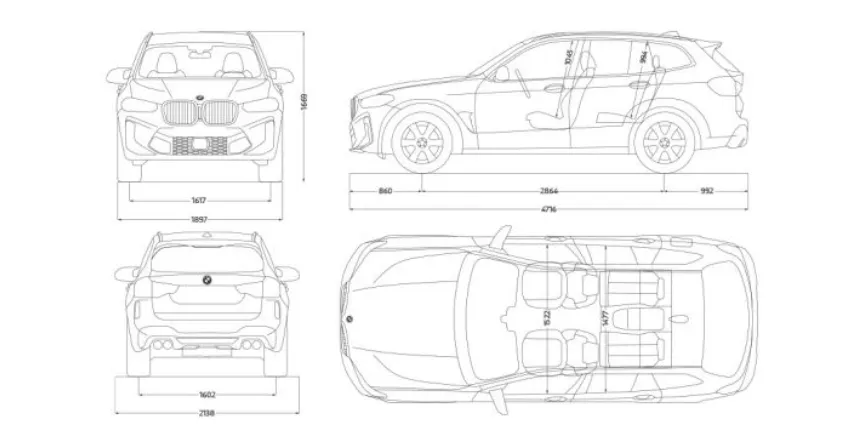 BMW X3 M technické údaje