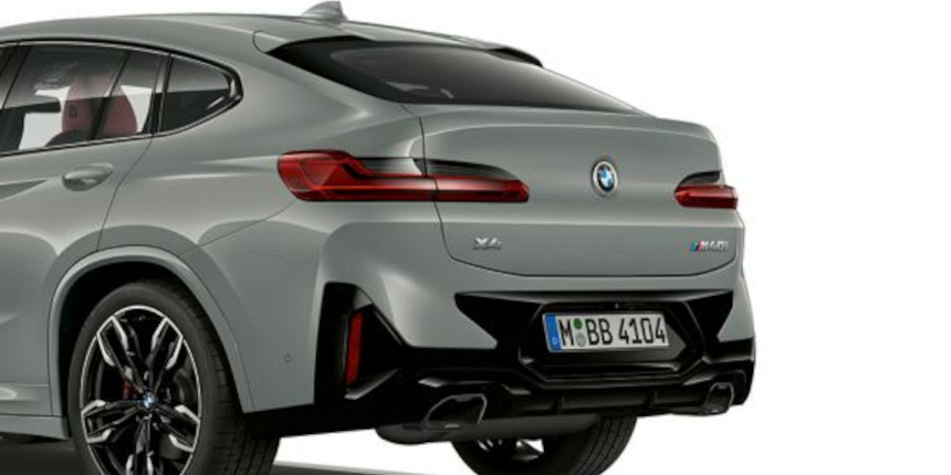 BMW X4 zezadu