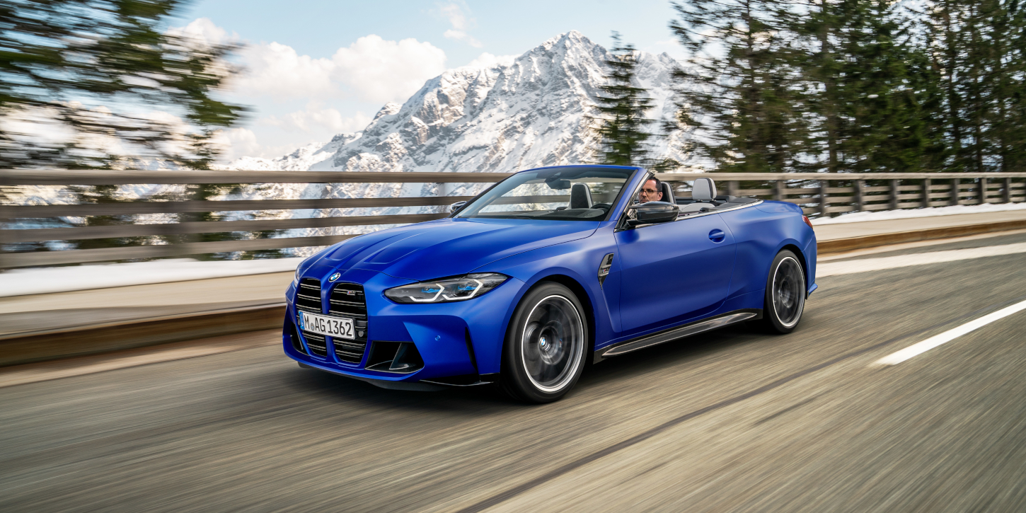 BMW M4 Cabrio z boku BMW M4 Cabrio z boku