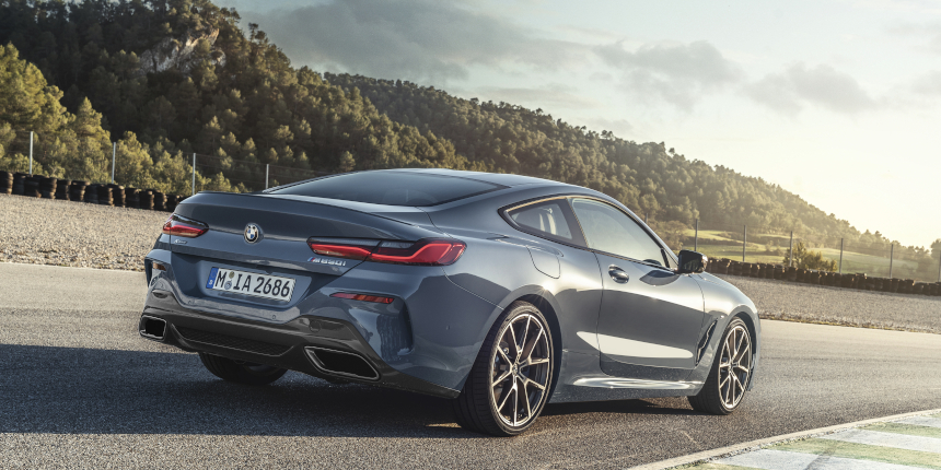 BMW řady 8 Coupé zezadu BMW řady 8 Coupé zezadu