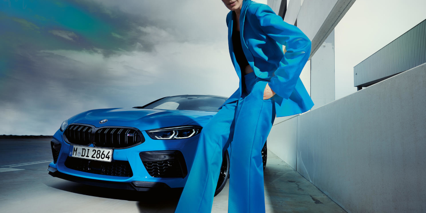 BMW M8 Competition Coupé M specifická maska ve tvaru ledvinek.