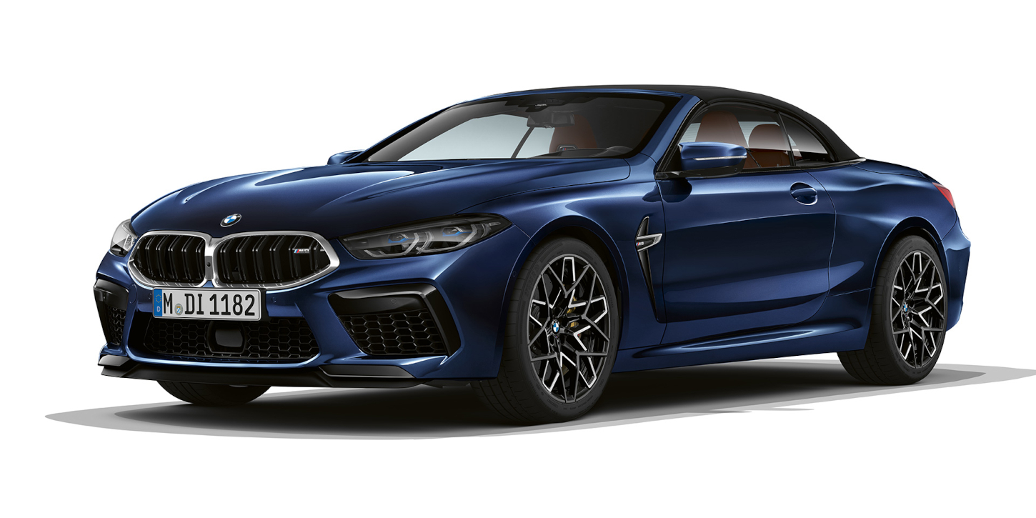BMW M8 Cabrio z boku BMW M8 Cabrio z boku