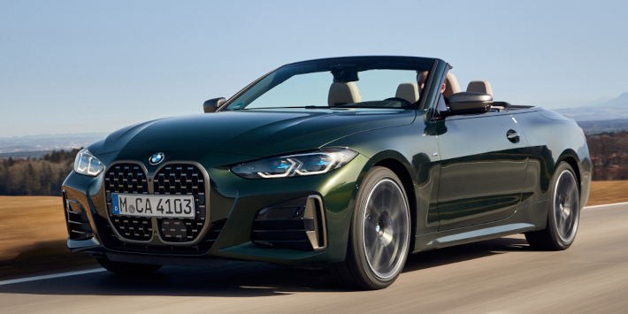 BMW řady 4 Cabrio zepředu