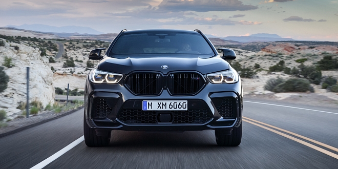 BMW X6 M zepředu BMW X6 M zepředu
