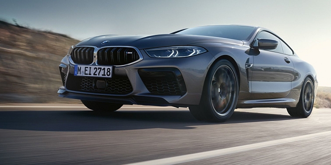 BMW M8 Coupé zepředu BMW M8 Coupé zepředu